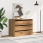 vidaXL Kommode Artisan-Eiche 80x41x58 cm Holzwerkstoff vidaXL Kommode Artisan-Eiche 80x41x58 cm Holzwerkstoff