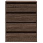 vidaXL Kommode Braun Eichen-Optik 60x41x76 cm Holzwerkstoff vidaXL Kommode Braun Eichen-Optik 60x41x76 cm Holzwerkstoff