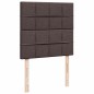 vidaXL Boxspringbett mit Matratze Dunkelbraun 90x190 cm Stoff vidaXL Boxspringbett mit Matratze Dunkelbraun 90x190 cm Stoff