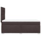 vidaXL Boxspringbett mit Matratze Dunkelbraun 90x190 cm Stoff vidaXL Boxspringbett mit Matratze Dunkelbraun 90x190 cm Stoff