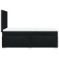 vidaXL Boxspringbett mit Matratze Schwarz 90x190 cm Stoff vidaXL Boxspringbett mit Matratze Schwarz 90x190 cm Stoff
