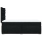 vidaXL Boxspringbett mit Matratze Schwarz 90x190 cm Stoff vidaXL Boxspringbett mit Matratze Schwarz 90x190 cm Stoff