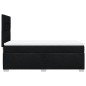 vidaXL Boxspringbett mit Matratze Schwarz 90x200 cm Stoff vidaXL Boxspringbett mit Matratze Schwarz 90x200 cm Stoff