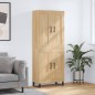 Highboard Sonoma-Eiche 69,5x34x180 cm Holzwerkstoff Highboard Sonoma-Eiche 69,5x34x180 cm Holzwerkstoff