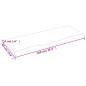 Tischplatte 100x40x4 cm Massivholz Eiche Unbehandelt Tischplatte 100x40x4 cm Massivholz Eiche Unbehandelt