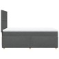 vidaXL Boxspringbett mit Matratze Dunkelgrau 80x200 cm Stoff vidaXL Boxspringbett mit Matratze Dunkelgrau 80x200 cm Stoff