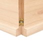 Tischplatte 140x40x4 cm Massivholz Eiche Unbehandelt Tischplatte 140x40x4 cm Massivholz Eiche Unbehandelt