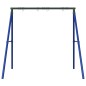 vidaXL Schaukelgestell mit 4 Haken Blau Stahl vidaXL Schaukelgestell mit 4 Haken Blau Stahl