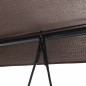 vidaXL Hollywoodschaukel mit Dach Kaffeebraun Stahl vidaXL Hollywoodschaukel mit Dach Kaffeebraun Stahl