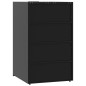 vidaXL Mülltonnenbox für 2 Tonnen Schwarz 138x79x117 cm Stahl vidaXL Mülltonnenbox für 2 Tonnen Schwarz 138x79x117 cm Stahl