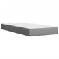 vidaXL Boxspringbett mit Matratze Hellgrau 100x200 cm Stoff vidaXL Boxspringbett mit Matratze Hellgrau 100x200 cm Stoff