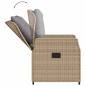 vidaXL 7-tlg. Garten-Essgruppe mit Kissen Beige Poly Rattan vidaXL 7-tlg. Garten-Essgruppe mit Kissen Beige Poly Rattan