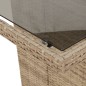 vidaXL 7-tlg. Garten-Essgruppe mit Kissen Beige Poly Rattan vidaXL 7-tlg. Garten-Essgruppe mit Kissen Beige Poly Rattan