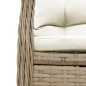 vidaXL 7-tlg. Garten-Essgruppe mit Kissen Beige Poly Rattan vidaXL 7-tlg. Garten-Essgruppe mit Kissen Beige Poly Rattan