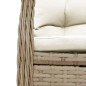 vidaXL 7-tlg. Garten-Essgruppe mit Kissen Beige Poly Rattan vidaXL 7-tlg. Garten-Essgruppe mit Kissen Beige Poly Rattan