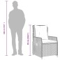 vidaXL 5-tlg. Garten-Essgruppe mit Kissen Beige Poly Rattan vidaXL 5-tlg. Garten-Essgruppe mit Kissen Beige Poly Rattan