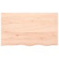 Tischplatte 100x60x2 cm Massivholz Eiche Unbehandelt Tischplatte 100x60x2 cm Massivholz Eiche Unbehandelt
