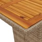 vidaXL 7-tlg. Garten-Essgruppe mit Kissen Beige Poly Rattan vidaXL 7-tlg. Garten-Essgruppe mit Kissen Beige Poly Rattan