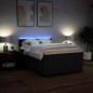 vidaXL Boxspringbett mit Matratze Schwarz 140x200 cm Stoff vidaXL Boxspringbett mit Matratze Schwarz 140x200 cm Stoff