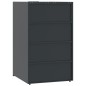 vidaXL Mülltonnenbox für 2 Tonnen Anthrazit 138x79x117 cm Stahl vidaXL Mülltonnenbox für 2 Tonnen Anthrazit 138x79x117 cm Stahl