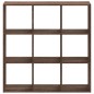 vidaXL Bücherregal Braun Eichen-Optik 102x32x102 cm Holzwerkstoff vidaXL Bücherregal Braun Eichen-Optik 102x32x102 cm Holzwerkstoff