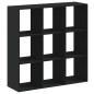 vidaXL Bücherregal Schwarz 102x32x102 cm Holzwerkstoff vidaXL Bücherregal Schwarz 102x32x102 cm Holzwerkstoff