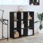 vidaXL Bücherregal Schwarz 102x32x102 cm Holzwerkstoff vidaXL Bücherregal Schwarz 102x32x102 cm Holzwerkstoff