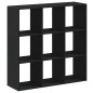vidaXL Bücherregal Schwarz 102x32x102 cm Holzwerkstoff vidaXL Bücherregal Schwarz 102x32x102 cm Holzwerkstoff