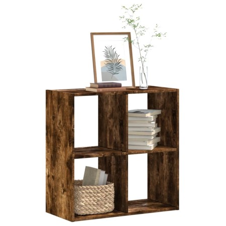 vidaXL Bücherregal Räuchereiche 68,5x32x68,5 cm Holzwerkstoff