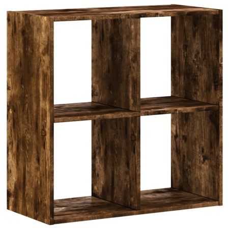 vidaXL Bücherregal Räuchereiche 68,5x32x68,5 cm Holzwerkstoff