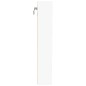 vidaXL Vitrinenschrank Weiß 100x8,5x50 cm Holzwerkstoff vidaXL Vitrinenschrank Weiß 100x8,5x50 cm Holzwerkstoff