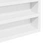 vidaXL Vitrinenschrank Weiß 100x8,5x50 cm Holzwerkstoff vidaXL Vitrinenschrank Weiß 100x8,5x50 cm Holzwerkstoff
