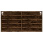 vidaXL Vitrinenschrank Räuchereiche 100x8,5x50 cm Holzwerkstoff vidaXL Vitrinenschrank Räuchereiche 100x8,5x50 cm Holzwerkstoff