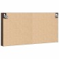 vidaXL Vitrinenschrank Braun Eichen-Optik 100x8,5x50 cm Holzwerkstoff vidaXL Vitrinenschrank Braun Eichen-Optik 100x8,5x50 cm Holzwerkstoff