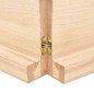 vidaXL Tischplatte 180x40x(2-6) cm Massivholz Eiche Unbehandelt vidaXL Tischplatte 180x40x(2-6) cm Massivholz Eiche Unbehandelt