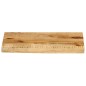 vidaXL Tischplatte 40x20x2,5 cm Baumkante Massivholz Raues Mangoholz vidaXL Tischplatte 40x20x2,5 cm Baumkante Massivholz Raues Mangoholz