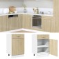 vidaXL Schubunterschrank Sonoma-Eiche 50x46x81,5 cm Holzwerkstoff vidaXL Schubunterschrank Sonoma-Eiche 50x46x81,5 cm Holzwerkstoff