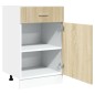 vidaXL Schubunterschrank Sonoma-Eiche 50x46x81,5 cm Holzwerkstoff vidaXL Schubunterschrank Sonoma-Eiche 50x46x81,5 cm Holzwerkstoff