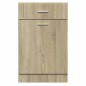 vidaXL Schubunterschrank Sonoma-Eiche 50x46x81,5 cm Holzwerkstoff vidaXL Schubunterschrank Sonoma-Eiche 50x46x81,5 cm Holzwerkstoff