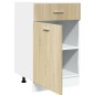 vidaXL Schubunterschrank Sonoma-Eiche 50x46x81,5 cm Holzwerkstoff vidaXL Schubunterschrank Sonoma-Eiche 50x46x81,5 cm Holzwerkstoff