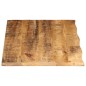 vidaXL Tischplatte 100x60x2,5 cm Baumkante Massivholz Raues Mangoholz vidaXL Tischplatte 100x60x2,5 cm Baumkante Massivholz Raues Mangoholz