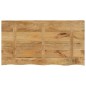 vidaXL Tischplatte 100x60x2,5 cm Baumkante Massivholz Raues Mangoholz vidaXL Tischplatte 100x60x2,5 cm Baumkante Massivholz Raues Mangoholz
