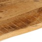 vidaXL Tischplatte 100x60x2,5 cm Baumkante Massivholz Raues Mangoholz vidaXL Tischplatte 100x60x2,5 cm Baumkante Massivholz Raues Mangoholz