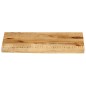 vidaXL Tischplatte 40x30x2,5 cm Baumkante Massivholz Raues Mangoholz vidaXL Tischplatte 40x30x2,5 cm Baumkante Massivholz Raues Mangoholz