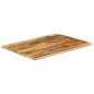 vidaXL Tischplatte 100x80x2,5 cm Baumkante Massivholz Raues Mangoholz vidaXL Tischplatte 100x80x2,5 cm Baumkante Massivholz Raues Mangoholz