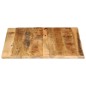 vidaXL Tischplatte 100x80x2,5 cm Baumkante Massivholz Raues Mangoholz vidaXL Tischplatte 100x80x2,5 cm Baumkante Massivholz Raues Mangoholz