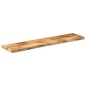 vidaXL Tischplatte 140x30x2,5 cm Baumkante Massivholz Raues Mangoholz vidaXL Tischplatte 140x30x2,5 cm Baumkante Massivholz Raues Mangoholz