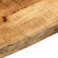 vidaXL Tischplatte 140x30x2,5 cm Baumkante Massivholz Raues Mangoholz vidaXL Tischplatte 140x30x2,5 cm Baumkante Massivholz Raues Mangoholz