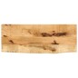 vidaXL Tischplatte 70x40x3,8 cm Baumkante Massivholz Raues Mangoholz vidaXL Tischplatte 70x40x3,8 cm Baumkante Massivholz Raues Mangoholz