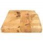 vidaXL Tischplatte 70x40x3,8 cm Baumkante Massivholz Raues Mangoholz vidaXL Tischplatte 70x40x3,8 cm Baumkante Massivholz Raues Mangoholz
